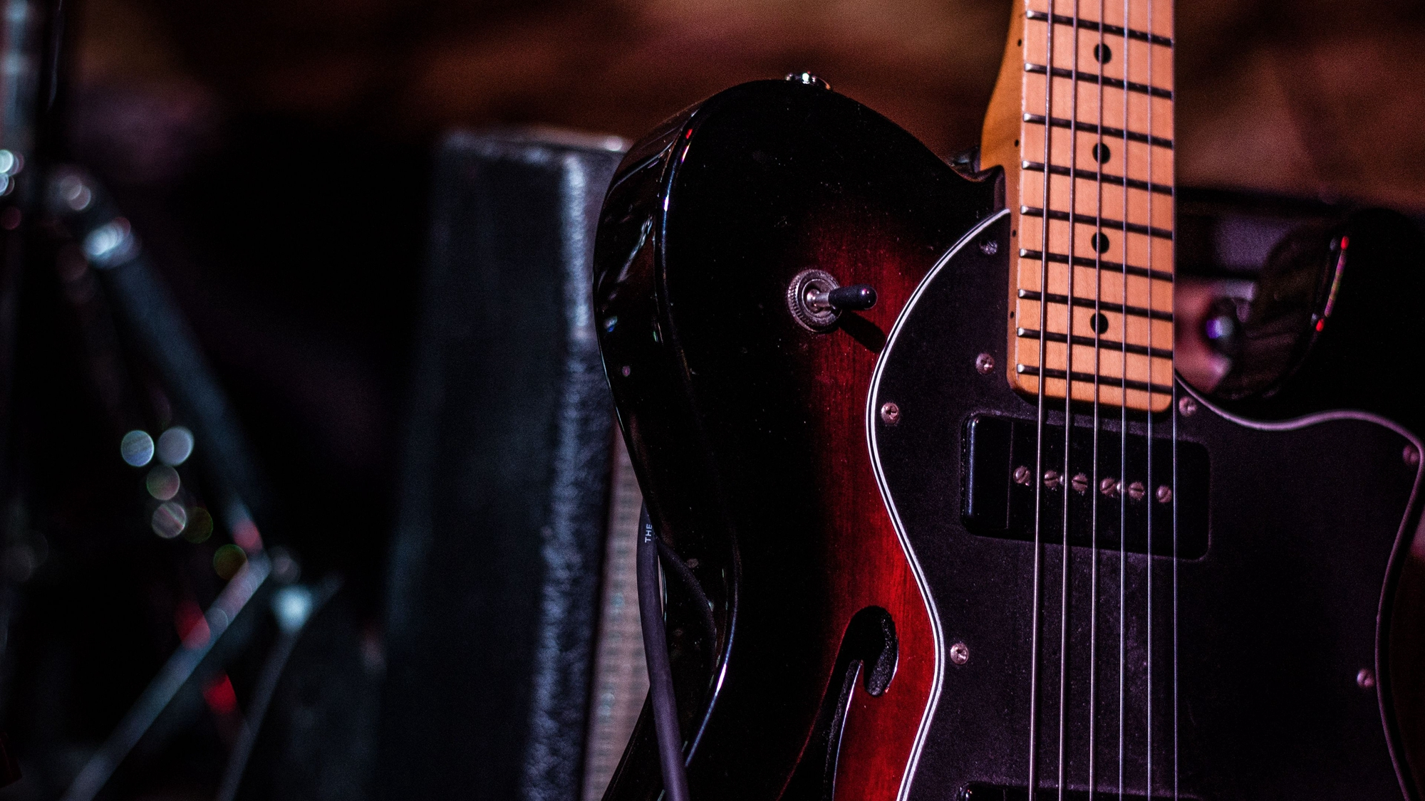 电吉他琴体桌面壁纸