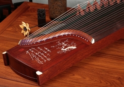 古香古色的古筝高清电脑桌面图片